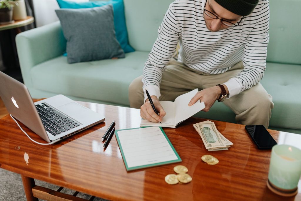 A simple budget, with bills paid on payday, leaves less money within easy reach.